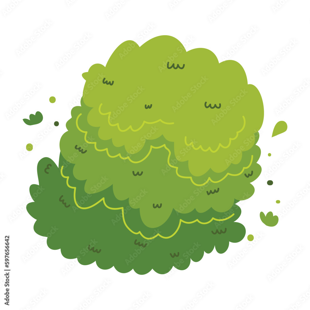 Illustration of bush for decorate the garden beautifully. Ornamental plant shrub for decorate of a park, a garden or a green fence. Thick thickets of shrubs. Foliage for spring and summer card design. Illustration of bush for decorate the garden beautifully. Ornamental plant shrub for decorate of a park, a garden or a green fence. Thick thickets of shrubs. Foliage for spring and summer card design.
