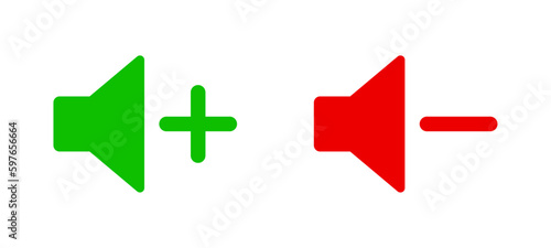 Volume plus and minus icon