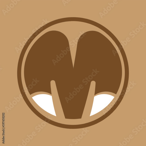 Letter M for Mammoth Logo