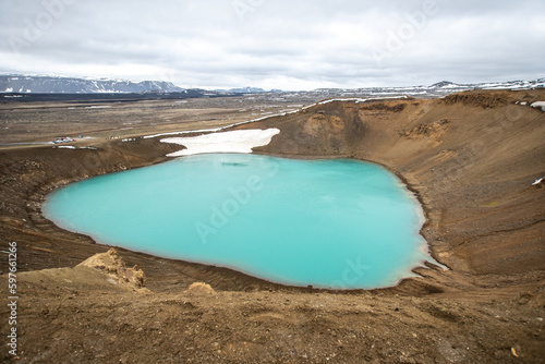 Majestic Krafla Volcano in Iceland