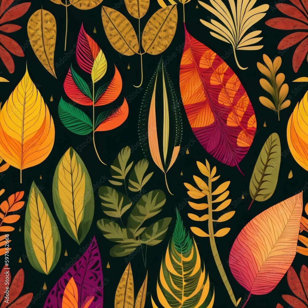 autumn leaves pattern autumn leaves pattern