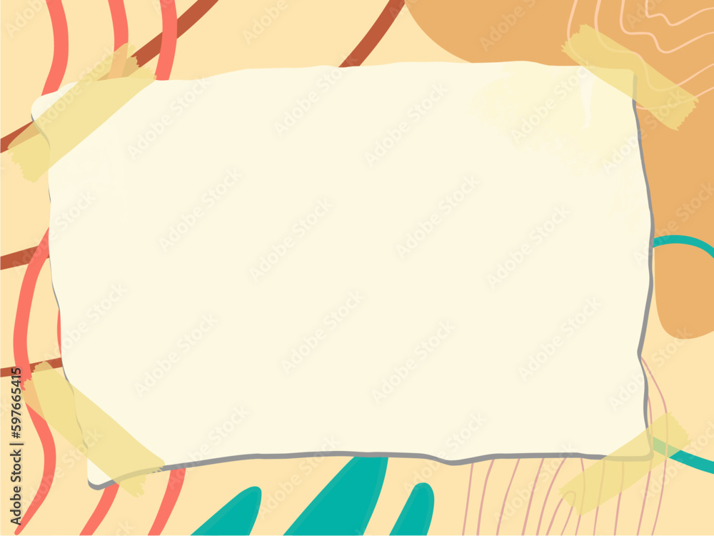 Obraz premium Note book with abstrack background