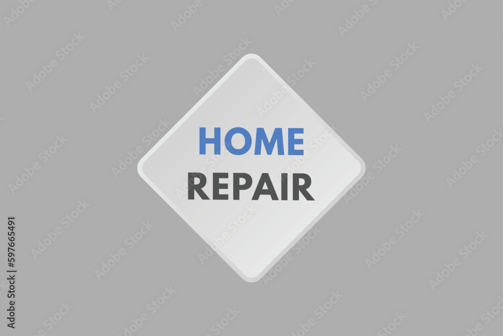 Home repair text Button. Home repair Sign Icon Label Sticker Web Buttons Home repair text Button. Home repair Sign Icon Label Sticker Web Buttons