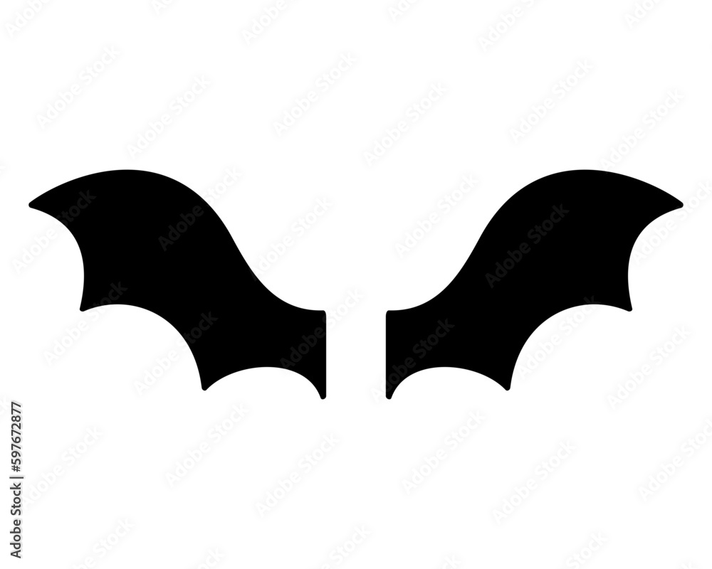 dark wing silhouette evil devil in the shadows Scary bat wings on Halloween night. dark wing silhouette evil devil in the shadows Scary bat wings on Halloween night.