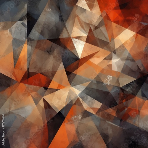 abstract background made of colorful triangles.