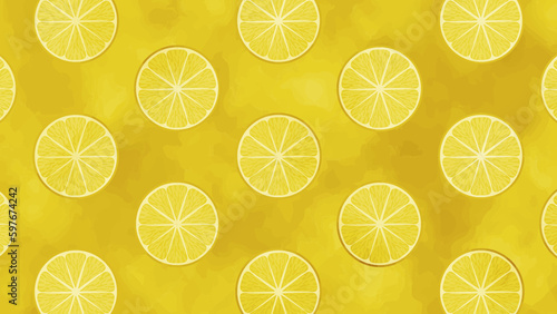 背景　レモン
