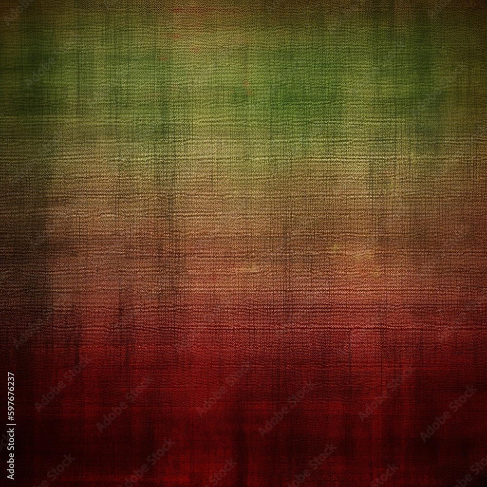 Red and green background with space for text. - obrazy, fototapety, plakaty 