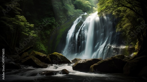 Cascading Beauty  Capturing the Power of Nachi Falls