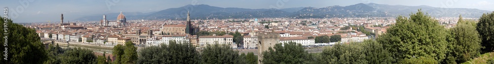 Florence - panorama 3632 - 3637 - Italy