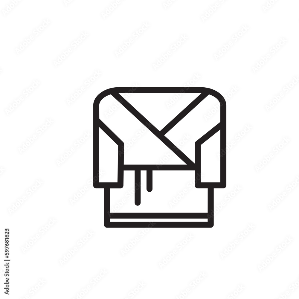 Bathrobe Bath Cloth Outline Icon Bathrobe Bath Cloth Outline Icon