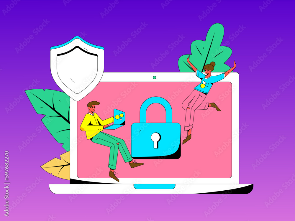 Business Network Security Character Flat Vector Concept Operation Hand Drawn Illustration
Business Network Security Character Flat Vector Concept Operation Hand Drawn Illustration