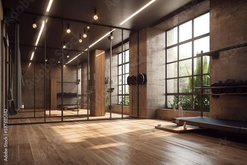 modern Luxury interior, living room decor, generative AI
