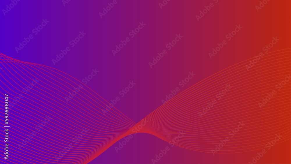 blue red tech wavy lines gradient background vector illustration blue red tech wavy lines gradient background vector illustration