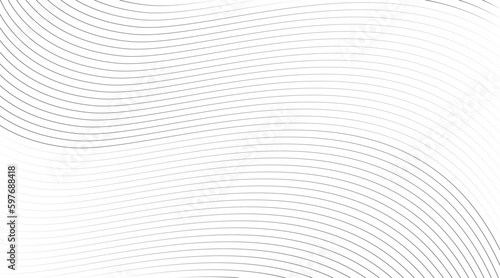 Curvy lines pattern background, vector wallpaper © GAAS Graphics