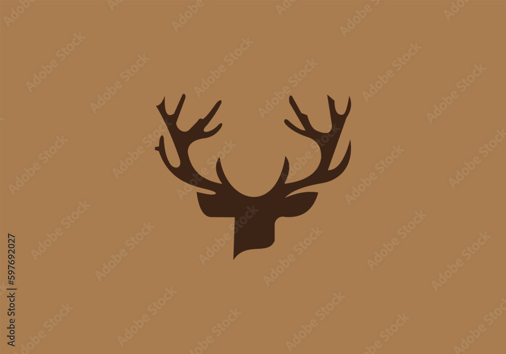 this is deer head icon design for your business this is deer head icon design for your business
