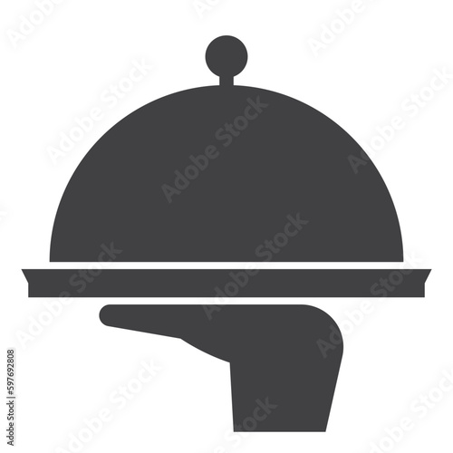 restaurant, solid icon on transparent background