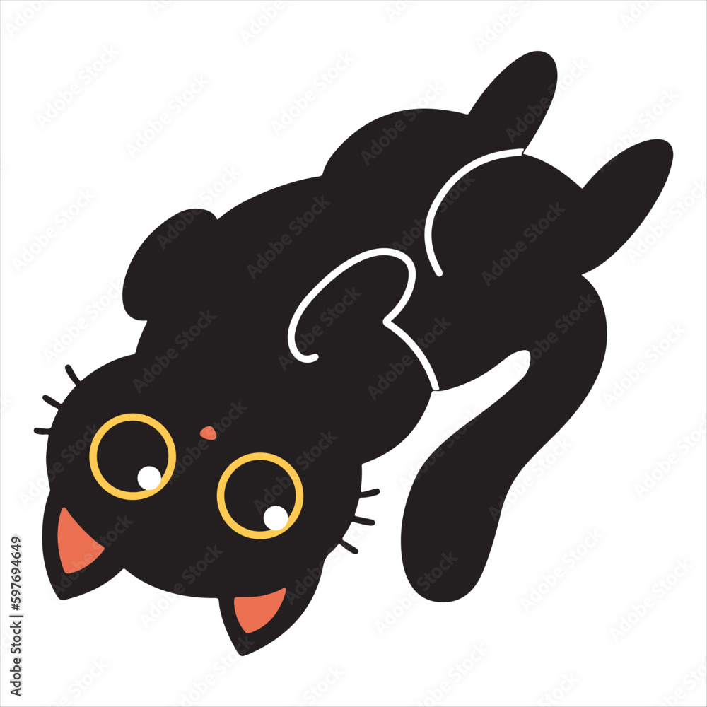 black cat cartoon black cat cartoon