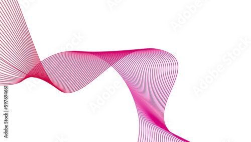 magenta red purple wavy tech lines abstract background illustration eps 