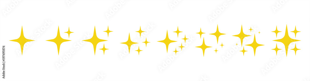 Sparkle star icon. decoration twinkle, sparkle star shiny, sparkle star icon sign and symbol. Vector illustration. Sparkle star icon. decoration twinkle, sparkle star shiny, sparkle star icon sign and symbol. Vector illustration.