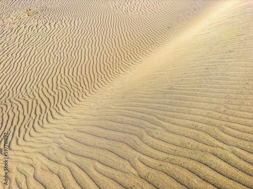 Fototapeta Naklejka Na Ścianę i Meble -  the magnificent mystical texture of the patara sand dunes