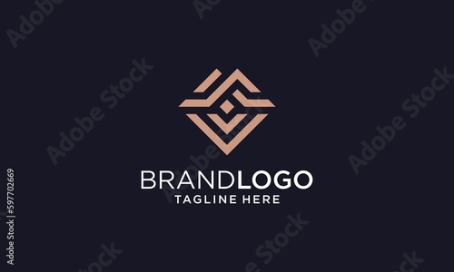 abstract monogram initial M logo template. icons for business of fashion  sport  luxury