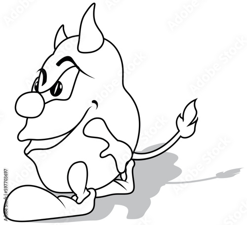 Drawing of a Funny Little H...