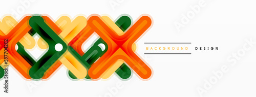 Cross line background minimal geometric template. Design for wallpaper, banner, background, landing page, wall art, invitation, prints, posters