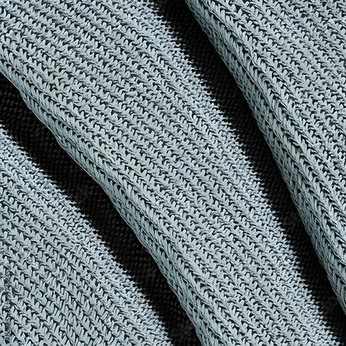 A soft and cozy interpretation of a knitted fabric, with textures and patterns resembling a cozy sweater5, Generative AI photo