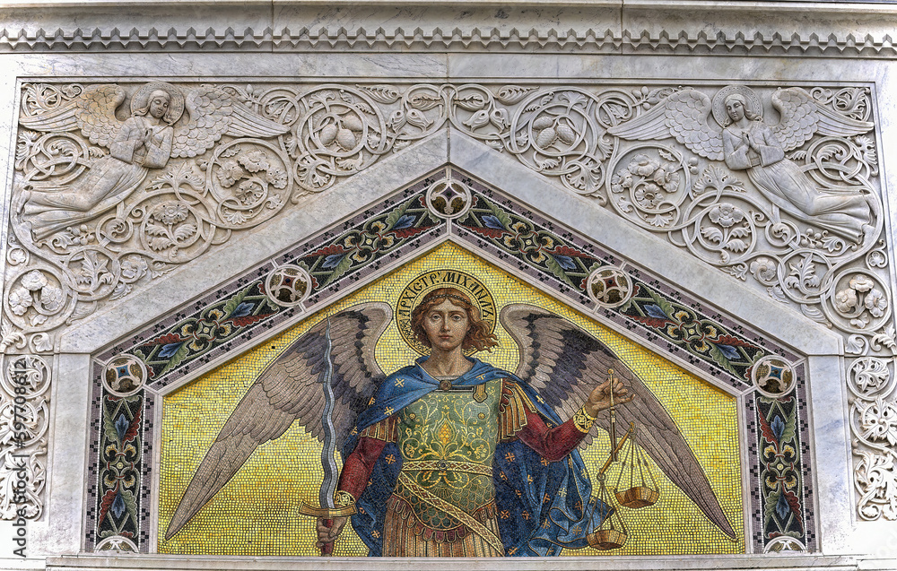 mosaic of an orthodoxe church trieste
