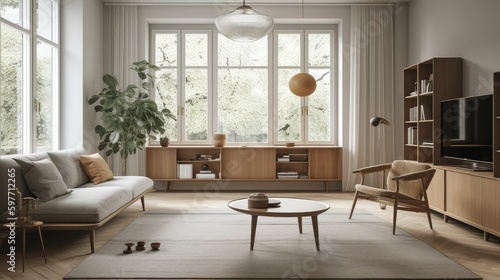 Simplicity at its Finest, A Generative AI Exploration of a Simple Living Room © jambulart