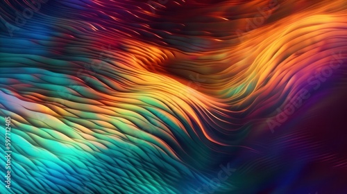 abstract colorful background with colored neon lines . generative AI