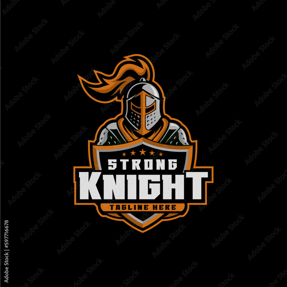 Knight Shield Logo Vector Knight Shield Logo Vector