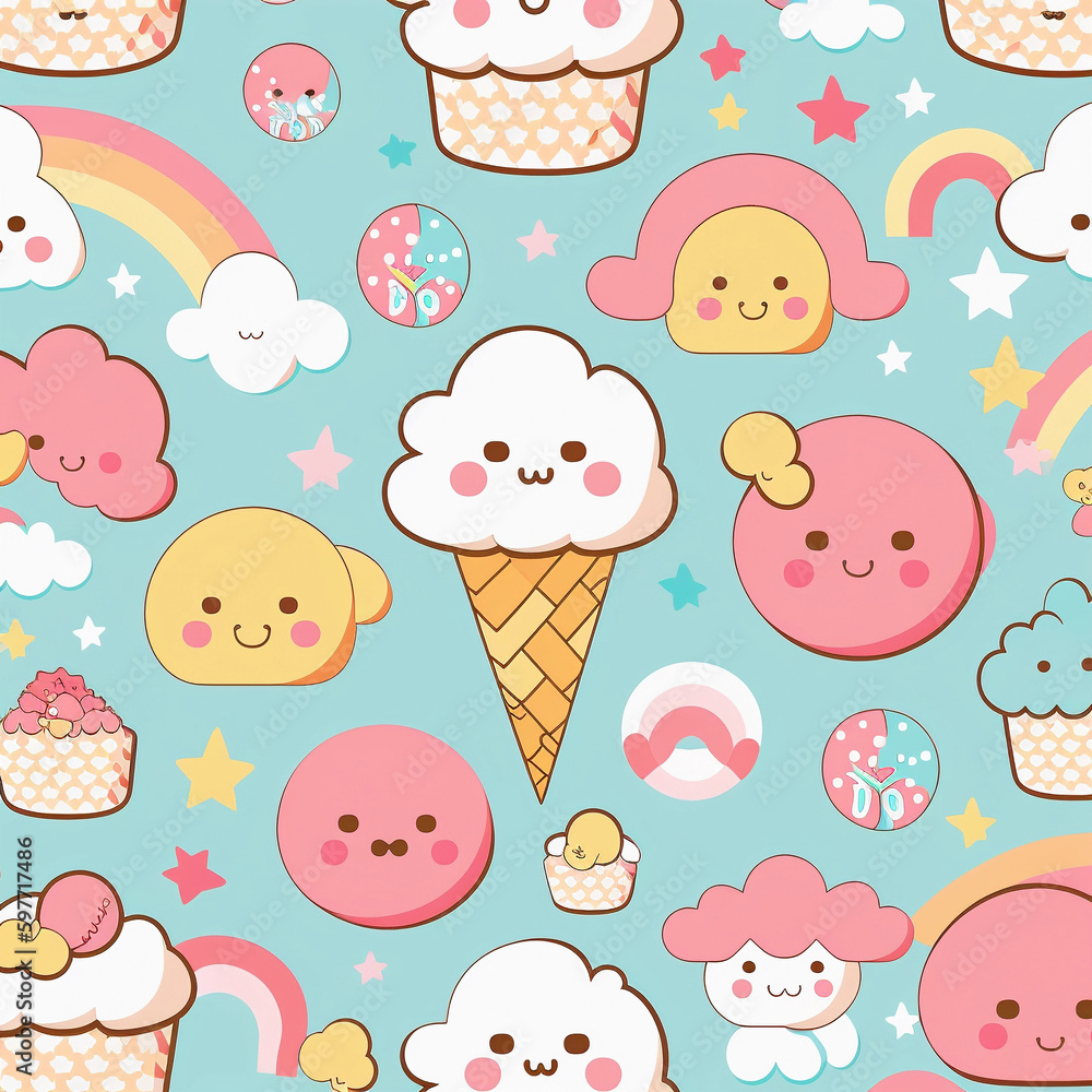 ice cream pattern ice cream pattern