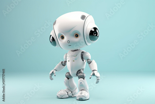 かわいい子ども型のロボット　Generative AI
