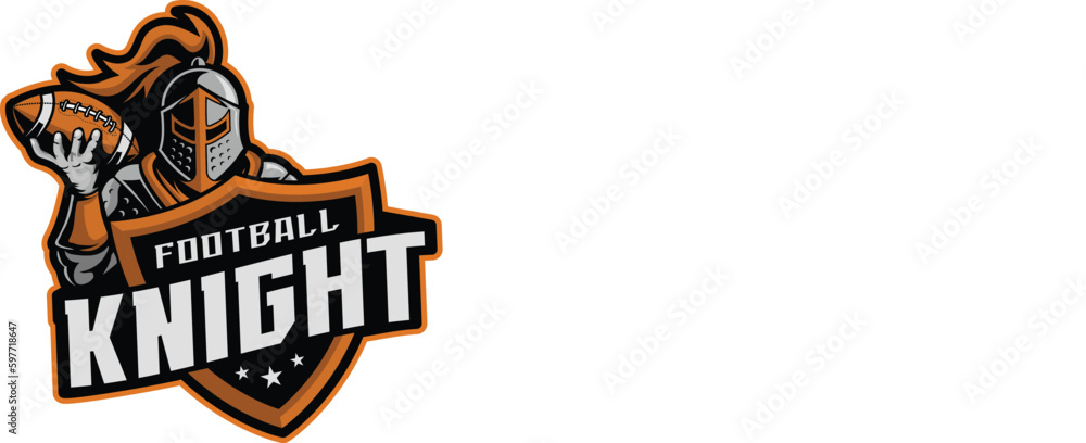 Football Knight Sports vector logo Football Knight Sports vector logo