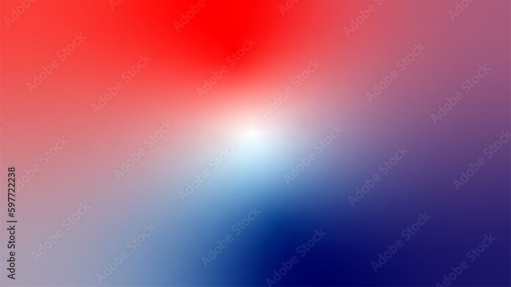Fototapeta premium abstract red white blue tricolor flag gradient background 