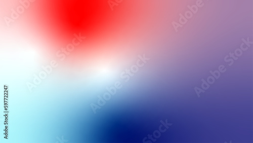 abstract red white blue tricolor flag gradient background	
