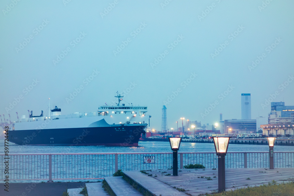 Obraz premium Shibaura Minami Futo Park