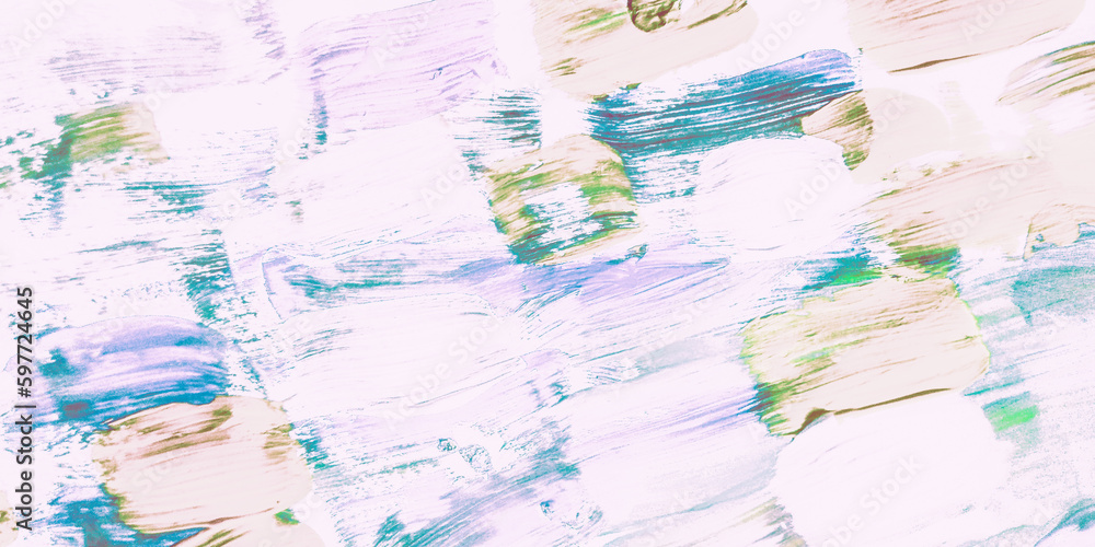 Fototapeta premium Paint Brush Stroke. Multi Tie Dye Concept.