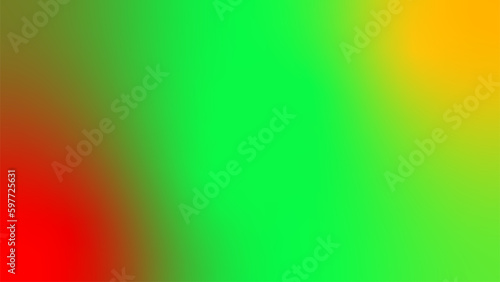 abstract green yellow red flag tricolor gradient background