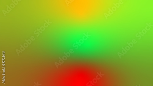abstract green yellow red flag tricolor gradient background