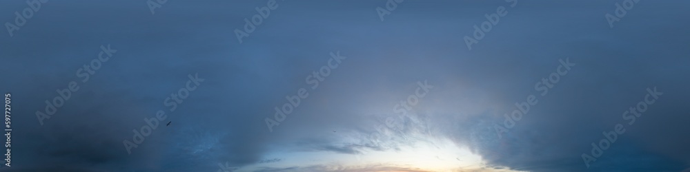 Sunset sky panorama with bright glowing pink Cirrus clouds. HDR 360 seamless spherical panorama. Full zenith or sky dome for 3D visualization, sky replacement for aerial drone panoramas. Sunset sky panorama with bright glowing pink Cirrus clouds. HDR 360 seamless spherical panorama. Full zenith or sky dome for 3D visualization, sky replacement for aerial drone panoramas.