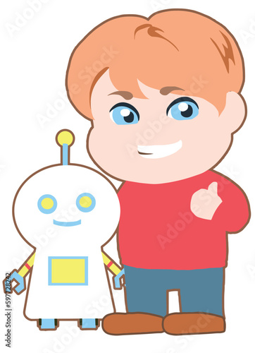 AI and Human.