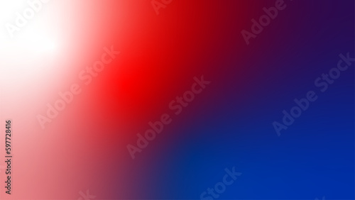 abstract red white blue tricolor flag gradient background