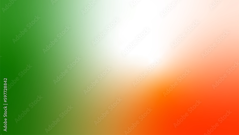 Indian tricolor orange saffron white green flag gradient background Stock Vector Adobe Stock