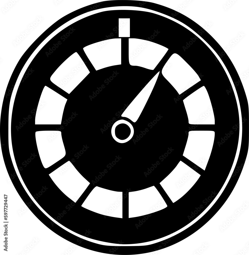 gauge icon vector symbol design illustration