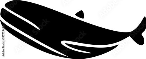 Whale icon vector symbol design illustration