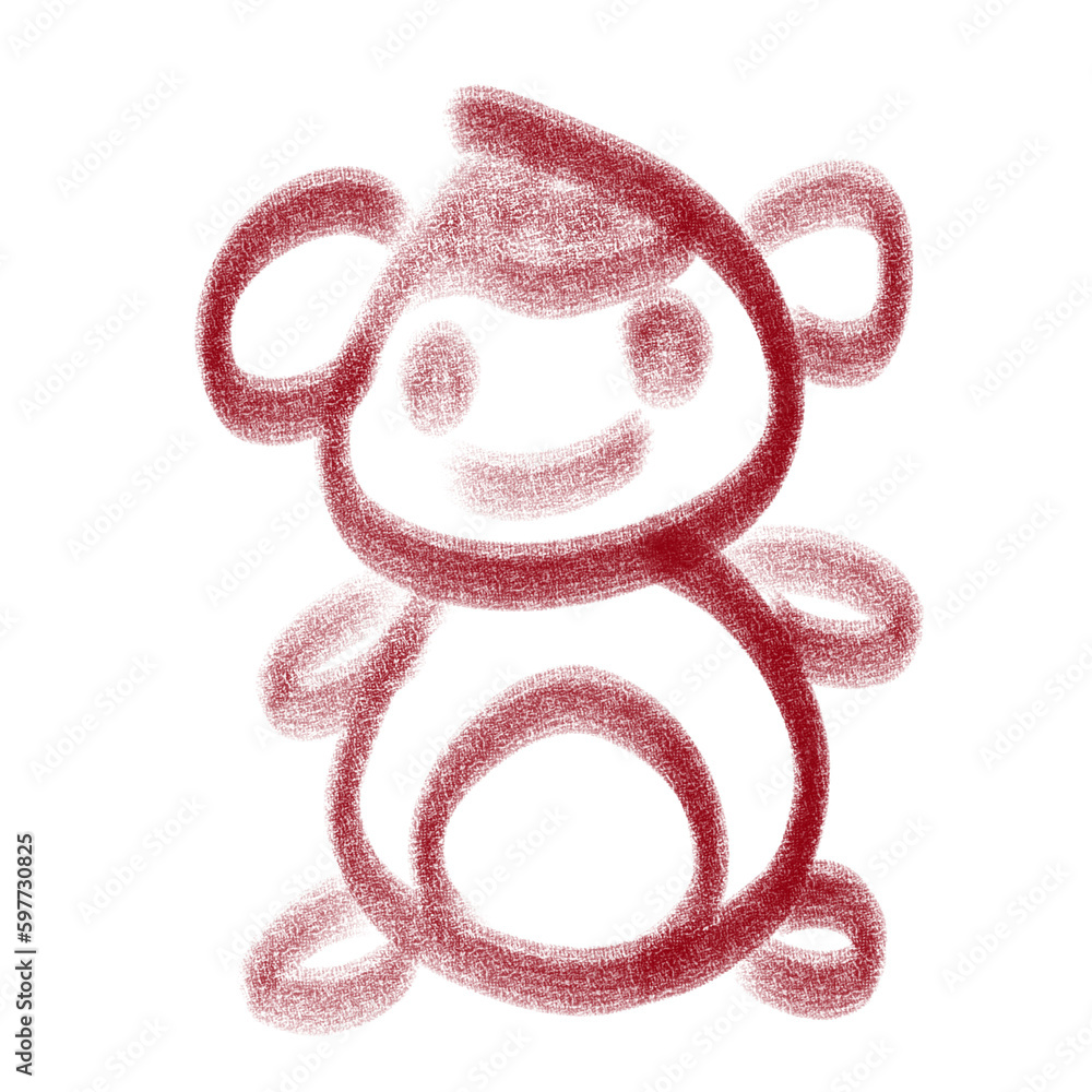 symbol children's lines chalk paint symbol children's lines chalk paint
