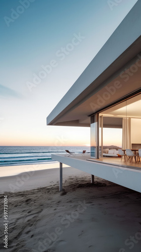 Modern Beach house © Kemal