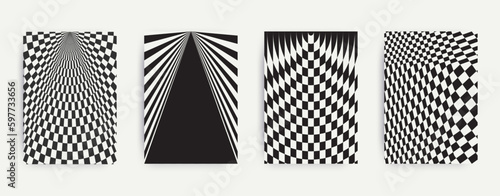 Bold Transitions for Posters, flyers, clothes, social media. Twisted and distorted vector texture, Y2k aesthetic, Retro Psychedelic, Groovy, hippie, 70s backgrounds. Waves